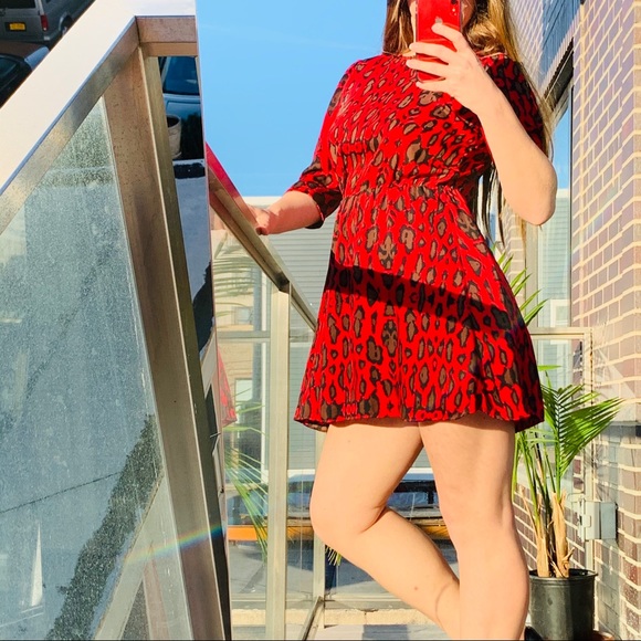 Dolce Vita Air Light Leopard Print Hi-Lo Open Back - Picture 10 of 11